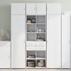 Image de vidaXL Armoire de rangement blanc 70x42,5x225 cm bois d'ingénierie3281336