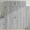 Image de vidaXL Armoire de rangement sonoma gris 80x42,5x225 cm3281355