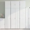 Image de vidaXL Buffet haut blanc 80x42,5x249 cm bois d'ingénierie3281364