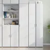 Image de vidaXL Buffet haut blanc 40x42,5x185 cm bois d'ingénierie3281399