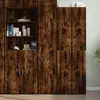 Image de vidaXL Buffet haut chêne fumé 40x42,5x185 cm bois d'ingénierie3281403