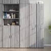 Image de vidaXL Buffet haut sonoma gris 40x42,5x185 cm bois d'ingénierie3281404