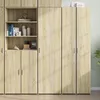 Image de Vidaxl Buffet Haut ChÃªne Sonoma 50x42,5x185 Cm Bois D'ingÃ©nierie