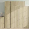 Image de vidaXL Buffet haut chêne sonoma 70x42,5x185 cm bois d'ingénierie3281422