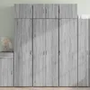 Image de vidaXL Buffet haut sonoma gris 70x42,5x185 cm bois d'ingÃ©nierie