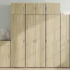 Image de vidaXL Buffet haut chêne sonoma 70x42,5x185 cm bois d'ingénierie3281429