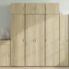 Image de Vidaxl Buffet Haut ChÃªne Sonoma 70x42,5x185 Cm Bois D'ingÃ©nierie