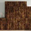 Image de vidaXL Buffet haut chêne fumé 70x42,5x185 cm bois d'ingénierie3281431