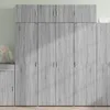 Image de vidaXL Buffet haut sonoma gris 80x42,5x185 cm bois d'ingÃ©nierie