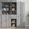 Image de vidaXL Buffet haut sonoma gris 40x42,5x185 cm bois d'ingénierie3281446