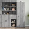 Image de vidaXL vidaXL Buffet haut sonoma gris 40x42,5x185 cm bois d'ingénierie
