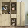 Image de vidaXL Vidaxl Buffet Haut Chêne Sonoma 45x42,5x185 Cm Bois D'ingénierie