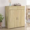 Image de vidaXL Buffet chêne sonoma 80x42,5x93 cm bois d'ingénierie3281471