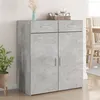 Image de vidaXL Buffet gris béton 80x42,5x93 cm bois d'ingénierie