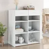 Image de vidaXL Buffet blanc 80x42,5x93 cm bois d'ingénierie3281476
