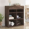 Image de vidaXL Buffet chêne marron 80x42,5x93 cm bois d'ingénierie3281482