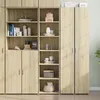 Image de vidaXL Buffet haut chêne sonoma 45x41x185 cm bois d'ingénierie3281675