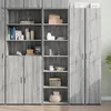Image de vidaXL Buffet haut sonoma gris 50x41x185 cm bois d'ingénierie3281685