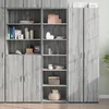 Image de vidaXL vidaXL Buffet haut sonoma gris 50x41x185 cm bois d'ingénierie