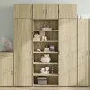 Image de vidaXL Vidaxl Buffet Haut Chêne Sonoma 70x41x185 Cm Bois D'ingénierie