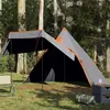 Image de vidaXL Vidaxl Tente De Camping Tipi 5 Personnes Gris Imperméable