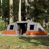 Image de Vidaxl Tente Familiale Tunnel 6 Personnes Gris ImpermÃ©able