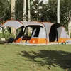 Image de vidaXL Tente de camping tunnel 5 personnes gris et orange imperméable4009427
