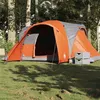 Image de vidaXL Tente familiale à dôme 6 personnes gris et orange imperméable4009463