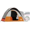 Image de vidaXL Vidaxl Tente De Voiture 4 Personnes Gris Et Orange Imperméable