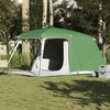 Image de Tente De Camping Avec Dôme Porche 5 Personnes Vert Imperméable