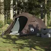 Image de vidaXL Vidaxl Tente De Camping Tunnel 3 Personnes Marron Imperméable