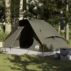 Image de vidaXL Vidaxl Tente De Camping À Dôme 4 Personnes Marron Imperméable