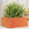 Image de vidaXL Jardinière cire marron 50x50x23 cm bois de pin massif847185