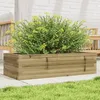 Image de vidaXL Vidaxl Jardinière 90x40x23 Cm Bois De Pin Imprégné
