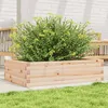 Image de Vidaxl JardiniÃ¨re 90x60x23 Cm Bois De Pin Massif