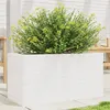 Image de vidaXL Jardinière blanc 90x40x45,5 cm bois de pin massif847269