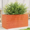 Image de Vidaxl JardiniÃ¨re Cire Marron 90x40x45,5 Cm Bois De Pin Massif