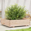 Image de vidaXL Jardinière 90x90x26,5 cm bois de pin massif847313