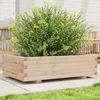 Image de Vidaxl JardiniÃ¨re 90x60x26,5 Cm Bois De Pin Massif