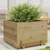 Image de vidaXL Jardinière 70x70x49,5 cm bois de pin imprégné847367