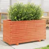 Image de Vidaxl JardiniÃ¨re Cire Marron 90x40x49,5 Cm Bois De Pin Massif