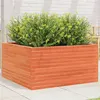 Image de vidaXL Jardinière cire marron 90x90x46 cm bois de pin massif3282426