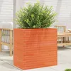 Image de Vidaxl JardiniÃ¨re Cire Marron 70x40x68,5 Cm Bois De Pin Massif