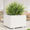 Image de vidaXL Jardinière blanc 70x70x49,5 cm bois de pin massif3282525