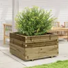 Image de vidaXL Vidaxl Jardinière 80x80x49,5 Cm Bois De Pin Imprégné