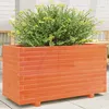 Image de Vidaxl JardiniÃ¨re Cire Marron 90x40x49,5 Cm Bois De Pin Massif