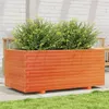 Image de vidaXL Jardinière cire marron 110x60x49,5 cm bois de pin massif3282571