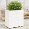 Image de vidaXL Jardinière blanc 70x40x72,5 cm bois de pin massif3282590