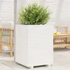Image de vidaXL Jardinière blanc 50x50x72 cm bois de pin massif3282610