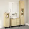 Image de vidaXL Ensemble de meubles de salle de bain 3 pcs chêne sonoma3282654